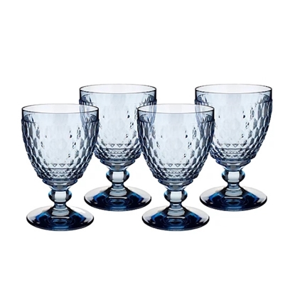 Picture of Villeroy & Boch Set of 4 Boston Water Goblets - Blue