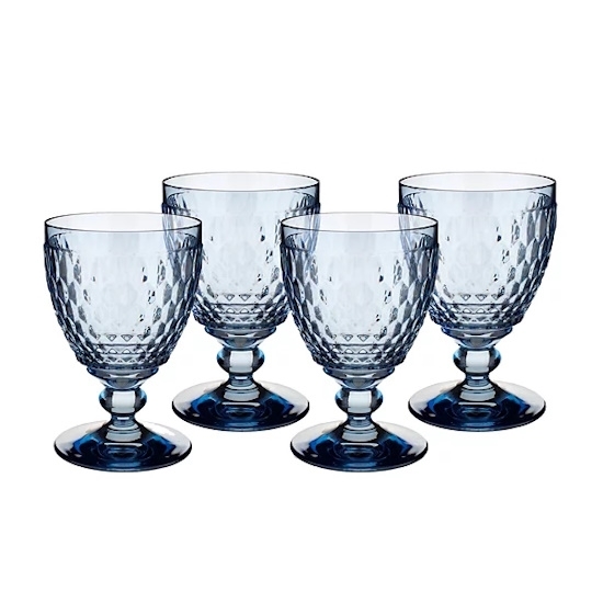 Picture of Villeroy & Boch Set of 4 Boston Water Goblets - Blue