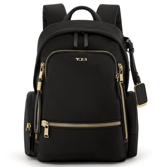 Picture of Tumi Voyageur Celina Medium Backpack- Black/Gold