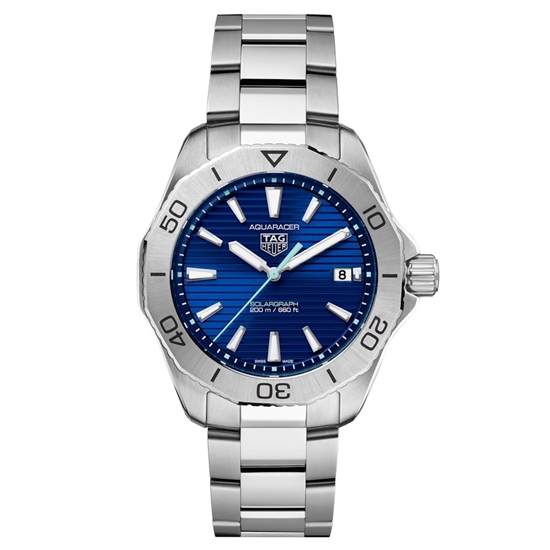 Picture of TAG Heuer Aquaracer Solargraph 40mm Watch with Blue Dial