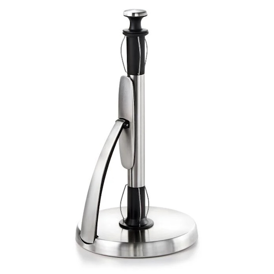 Picture of OXO SimplyTear Paper Towel Holder - Brushed Stainless Steel