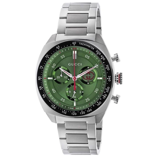 Picture of Gucci Interlocking 41mm Stainless Steel Watch with Green Dial