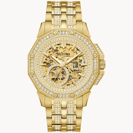 Picture of Bulova Men's Octava Crystal Automatic Skeletonized Watch