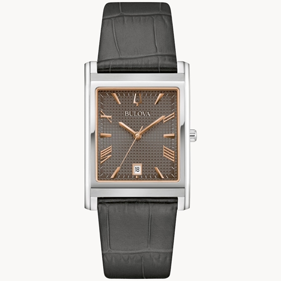 Picture of Bulova Men's Classic Sutton Stainless Steel Watch - Grey Dial