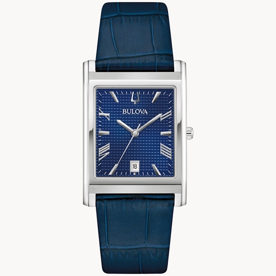 Picture of Bulova Men's Classic Sutton Stainless Steel Watch - Blue Dial