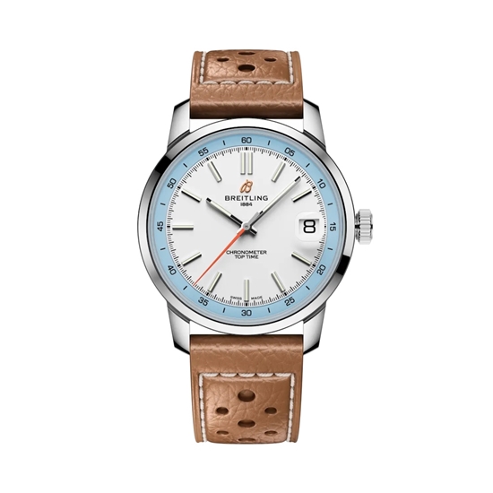 Picture of Breitling Top Time B31 Auto 38mm Watch w/Brown Leather Strap