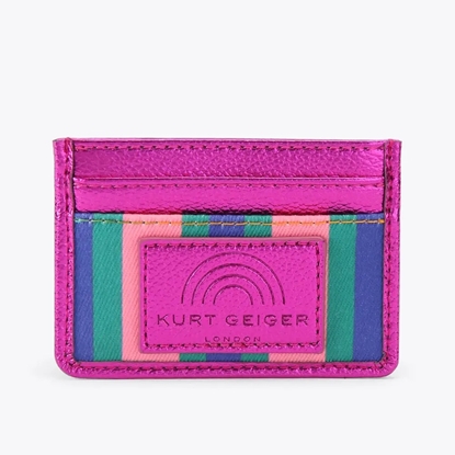 Picture of Kurt Geiger Southbank Card Holder - Fushia Combination