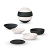 Picture of Villeroy & Boch La Petite Boule Snacking Set - Black/White