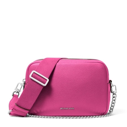 Picture of Michael Kors Bryant Medium Leather Crossbody Bag - Wild Berry