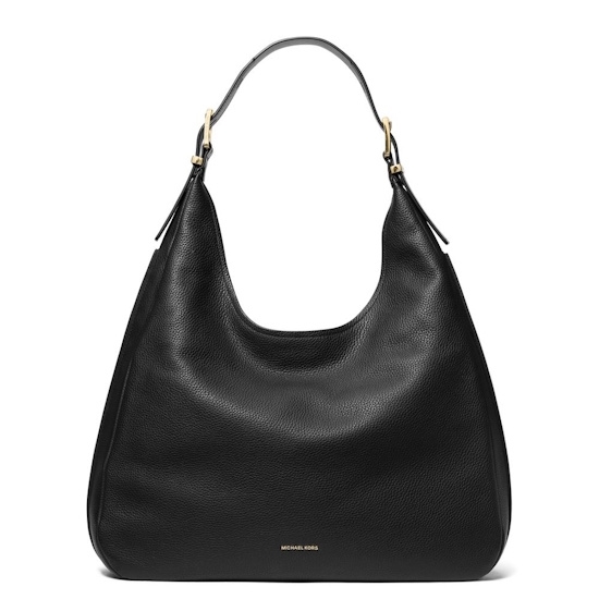 Picture of Michael Kors Nolita Large Leather Hobo Shoulder Bag-Black