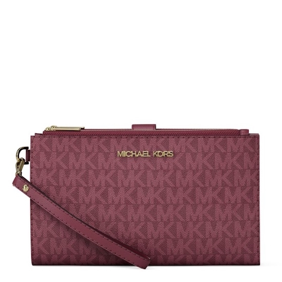 Picture of Michael Kors Jet Set Signature Logo Wristlet