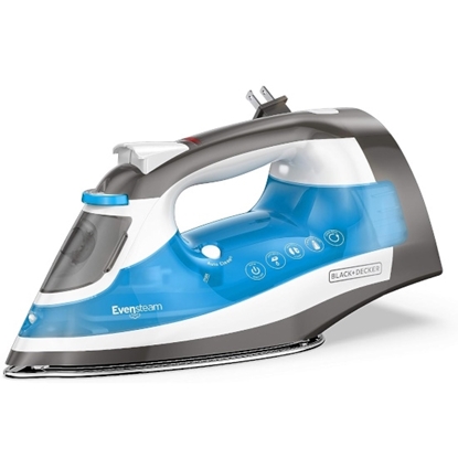Picture of Black & Decker One Step Steam Cord Reel Iron - Stainless Steel