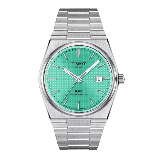 Picture of Tissot PRX Powermatic 80 40mm Watch with Light Green Dial