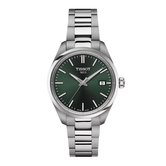 Picture of Tissot PR 100 Quartz 34mm Stainless Steel Watch w/Green Dial