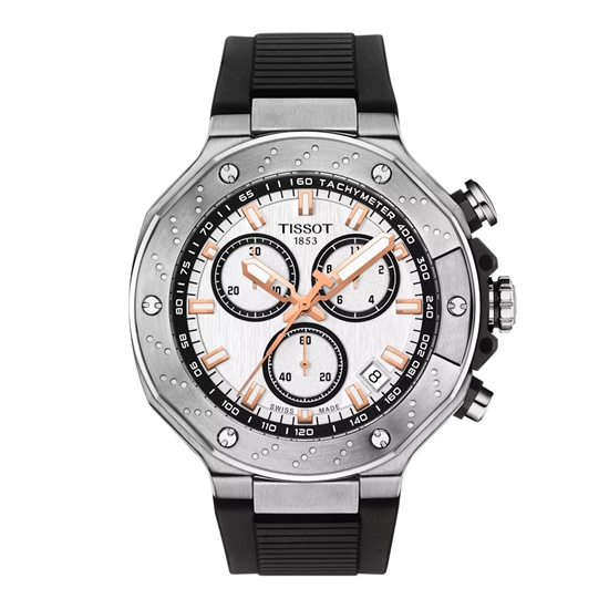 Picture of Tissot T-Race Chronograph 45mm Watch with White Dial