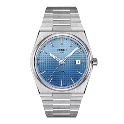 Picture of Tissot PRX Powermatic 80 Gradient 40mm Watch w/ Ice Blue Dial