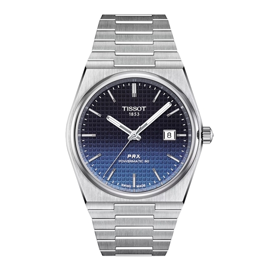 Picture of Tissot PRX Powermatic 80 Gradient 40mm Watch with Blue Dial