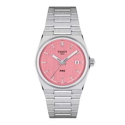 Picture of Tissot PRX 35mm Stainless Steel Watch with Pink Dial