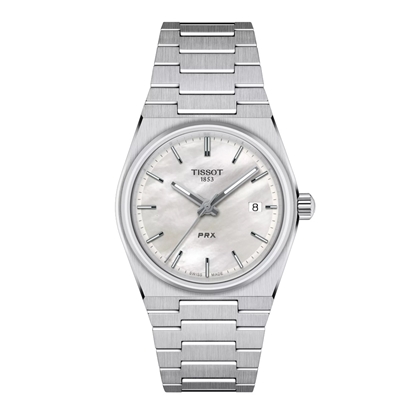 Picture of Tissot PRX 35mm Stainless Steel Watch with White MOP Dial