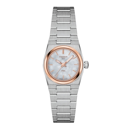 Picture of Tissot PRX 25mm Stainless Steel Watch with White MOP Dial