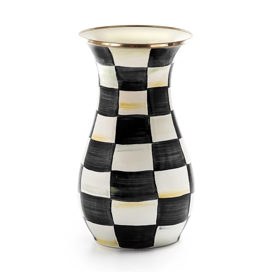Picture of MacKenzie-Childs Courtly Check Tall Vase