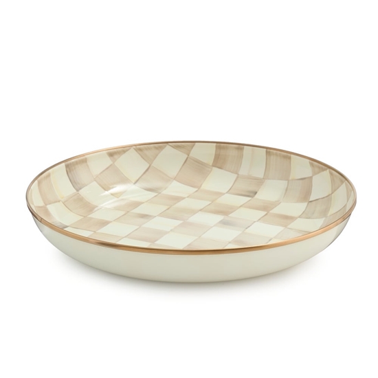 Picture of MacKenzie-Childs Mocha Check Abundant Bowl