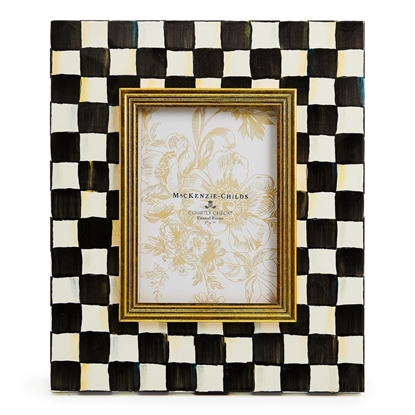 Picture of MacKenzie-Childs Courtly Check 5'' x 7'' Picture Frame