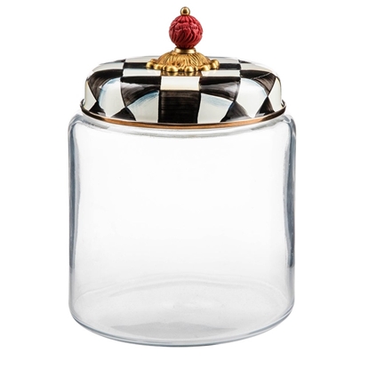 Picture of MacKenzie-Childs Courtly Check Large Kitchen Canister