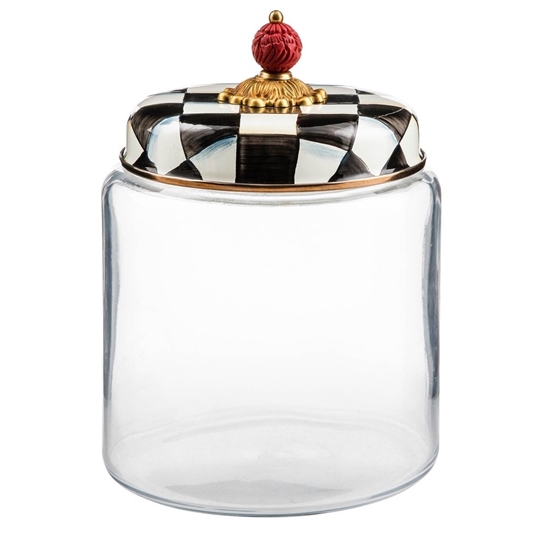 Picture of MacKenzie-Childs Courtly Check Large Kitchen Canister