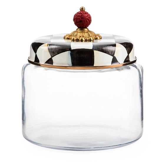 Picture of MacKenzie-Childs Courtly Check Medium Kitchen Canister