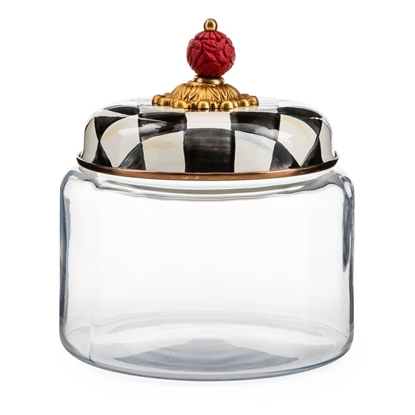 Picture of MacKenzie-Childs Courtly Check Small Kitchen Canister