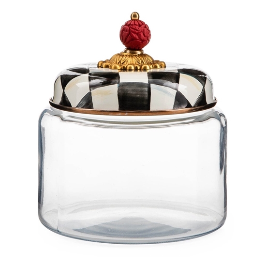 Picture of MacKenzie-Childs Courtly Check Small Kitchen Canister