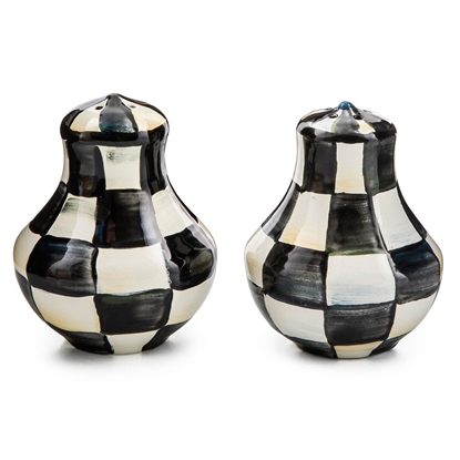 Picture of MacKenzie-Childs Courtly Check Salt & Pepper Shakers