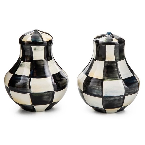 Picture of MacKenzie-Childs Courtly Check Salt & Pepper Shakers