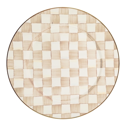 Picture of MacKenzie-Childs Mocha Check Serving Platter