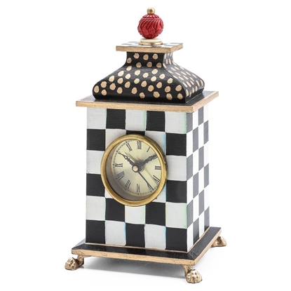 Picture of MacKenzie-Childs Courtly Check Desk Clock