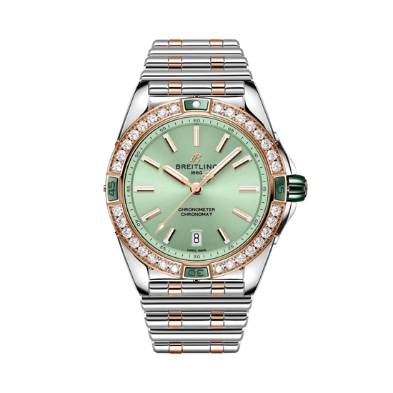 Picture of Breitling Super Chronomat Auto 38 Steel & 18K Red Gold Watch