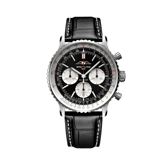 Picture of Breitling Navitimer B01 Chronograph 43 Watch with Black Dial