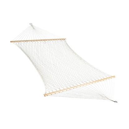 Picture of Bliss Hammock 60'' Wide Cotton Rope Hammock - White