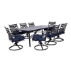 Picture of Hanover Montclair 9-Piece Dining Set in Navy Blue