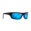 Picture of Maui Jim® Peahi Polarized Sunglasses - Blue/Matte Black