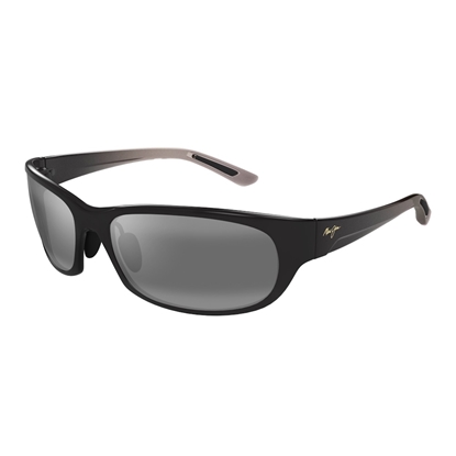 Picture of Maui Jim® Twin Falls Sunglasses - Gloss Black Fade/Grey