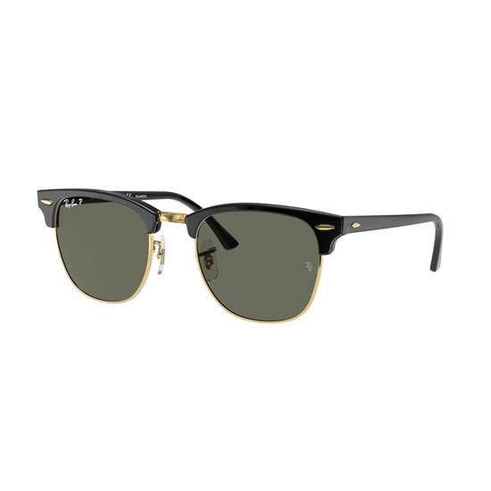 Picture of Ray-Ban Clubmaster Polarized - Classic Black/Green G15