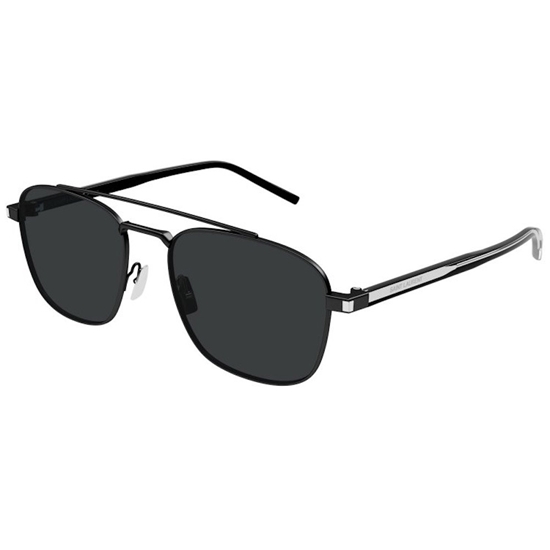 Picture of Saint Laurent Metal Aviator Sunglasses - Black