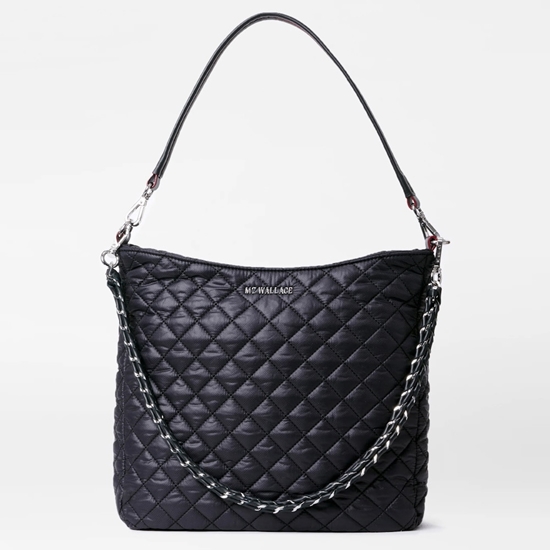 Picture of MZ Wallace Crosby Hobo - Black