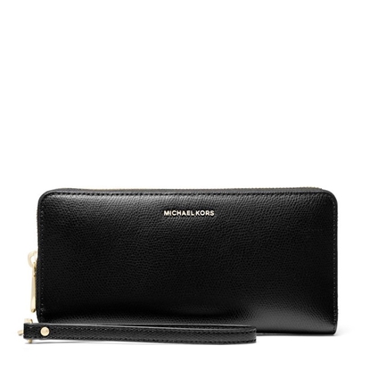 Picture of Michael Kors Jet Set Travel Continental Wallet - Black