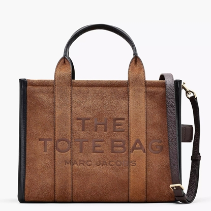 Picture of Marc Jacobs The Medium Tote Suede Leather - Copper