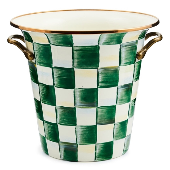 Picture of MacKenzie-Childs Emerald Check Wine Cooler