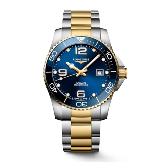 Picture of Longines Hydroconquest Two-Tone Watch with Blue Dial