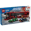 Picture of LEGO F1® Truck with RB20 & AMR24 F1® Cars